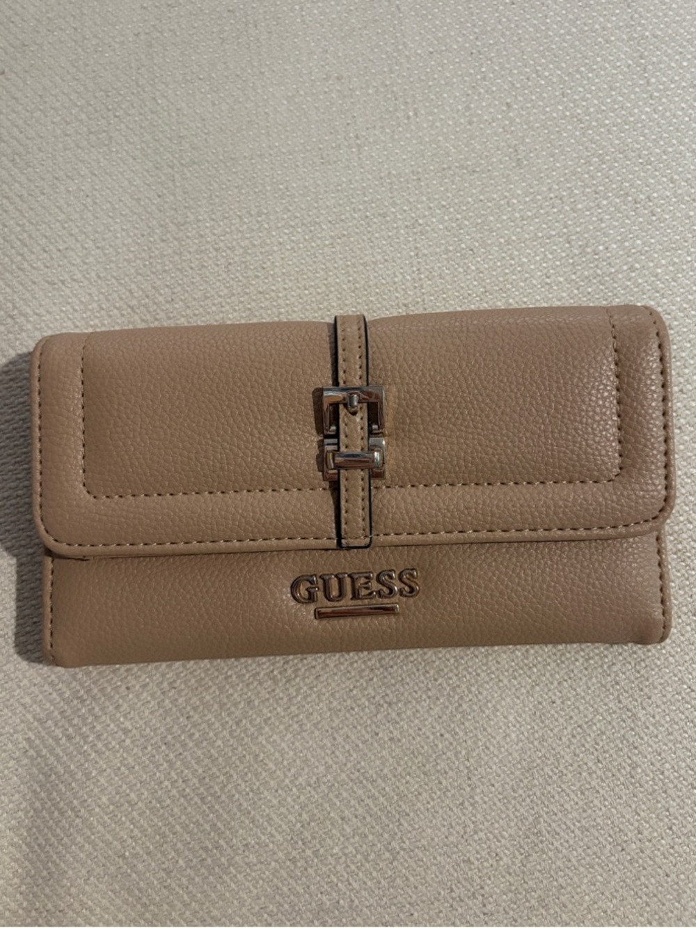 Guess Beige Clasp Wallet